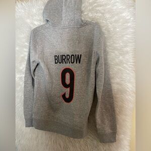 Cincinnati Bengals NWT Fanatics Joe Burrow #9 Men’s Long Sleeve Hoodie-Small